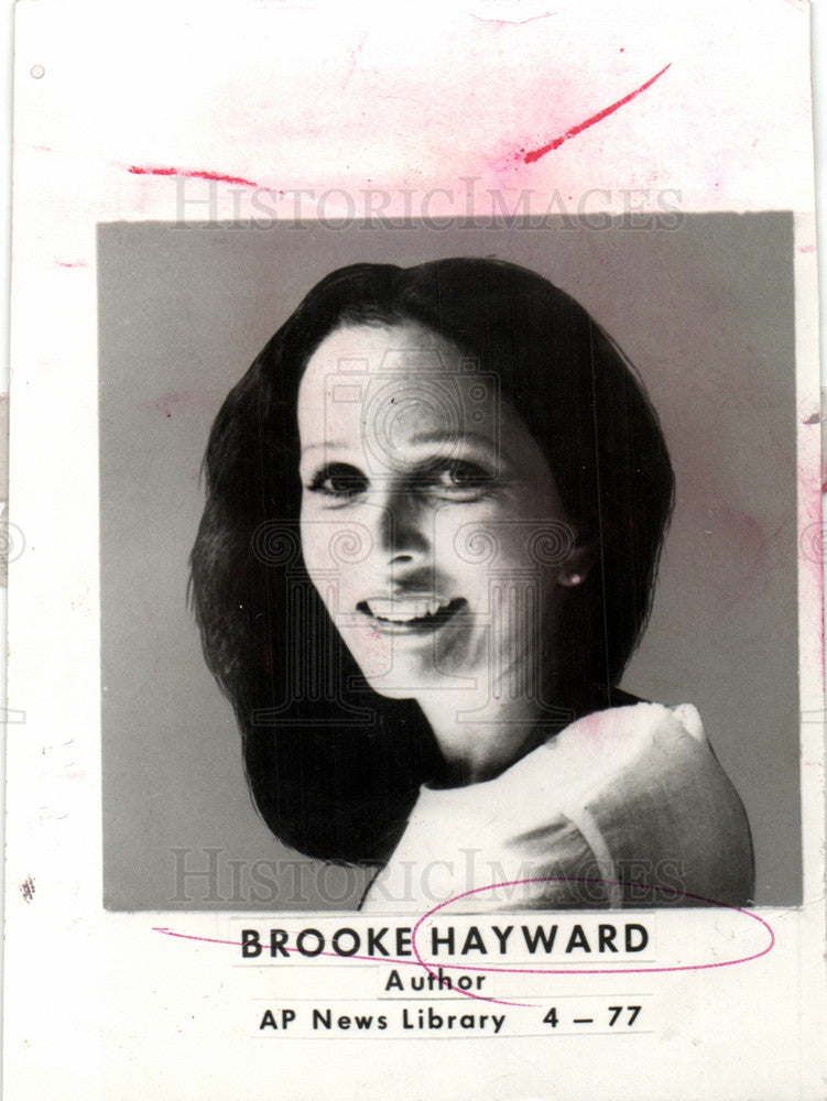 1980 Press Photo Brooke Hayward American actress writer - Historic Images