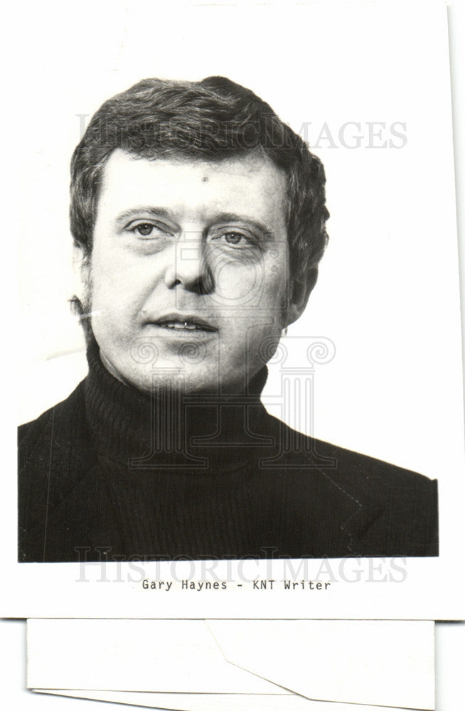 Press Photo Gary Haynes KNT Writer - Historic Images
