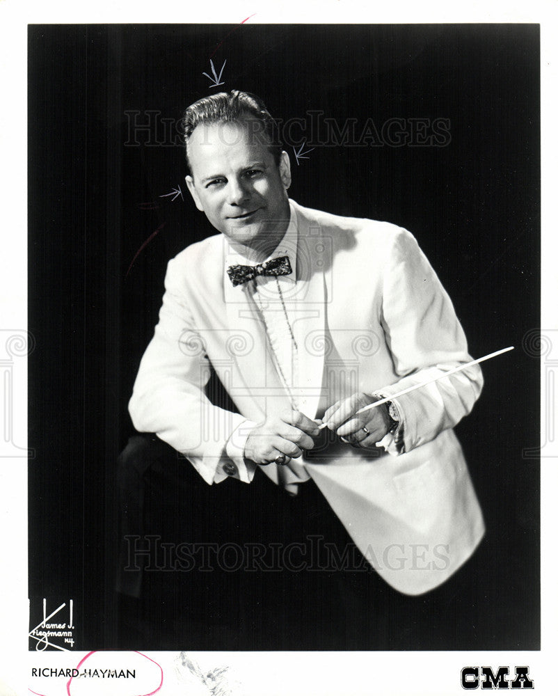 1971 Press Photo Richard Hayman music conductor - Historic Images