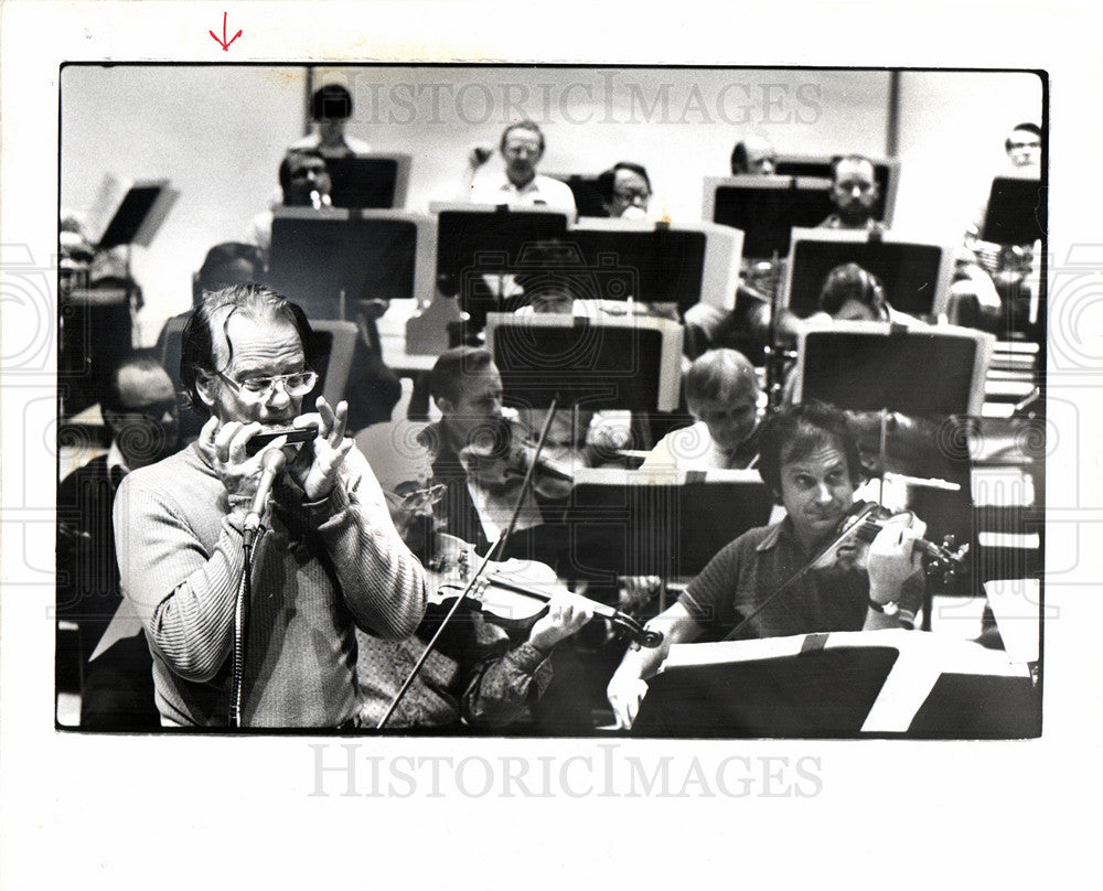 1978 Press Photo Richard Hayman harmonica symphony - Historic Images