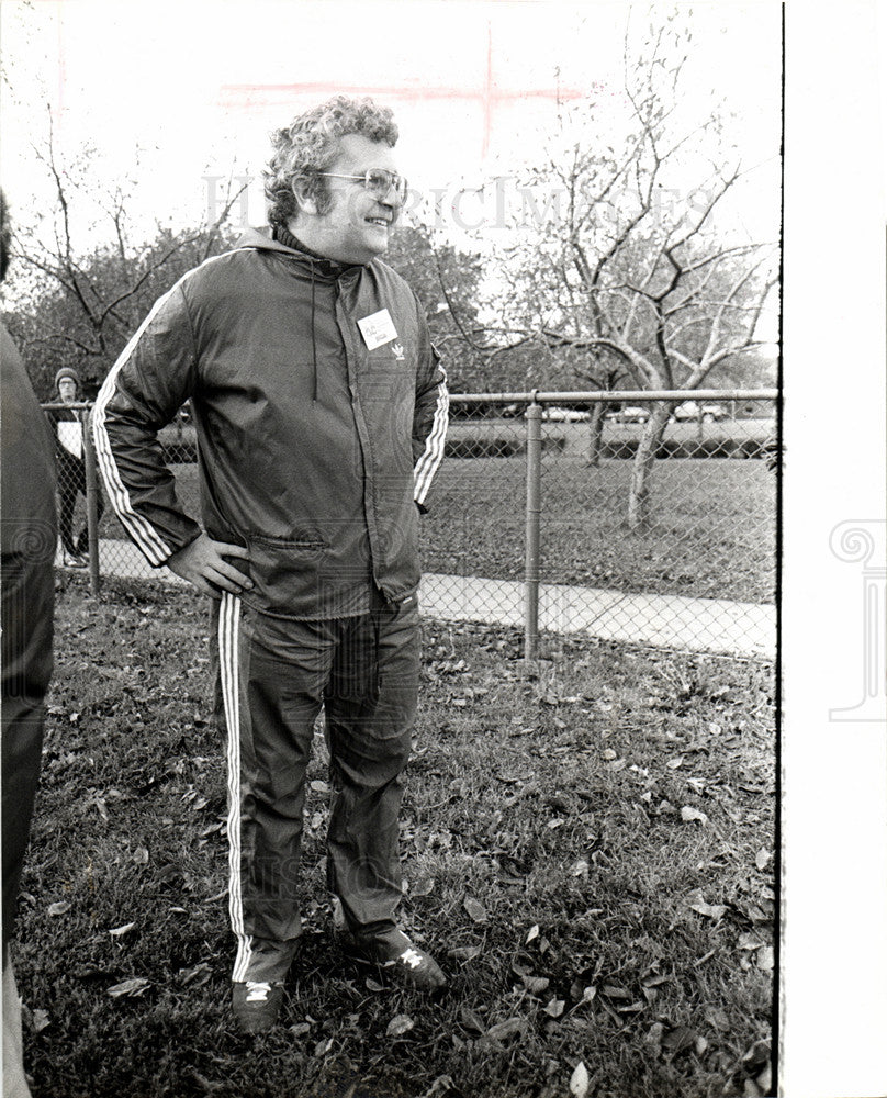 1979 Press Photo Tom Hennessy Free Press Sports Editor - Historic Images