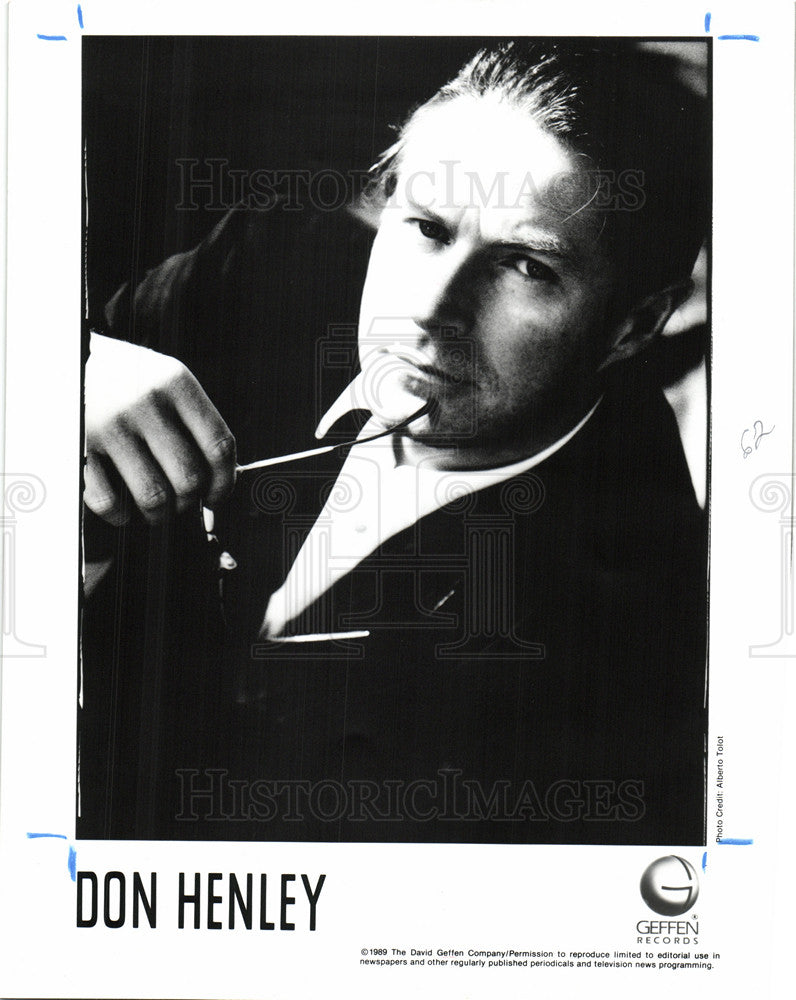 1990 Press Photo Don Henley American musician - Historic Images