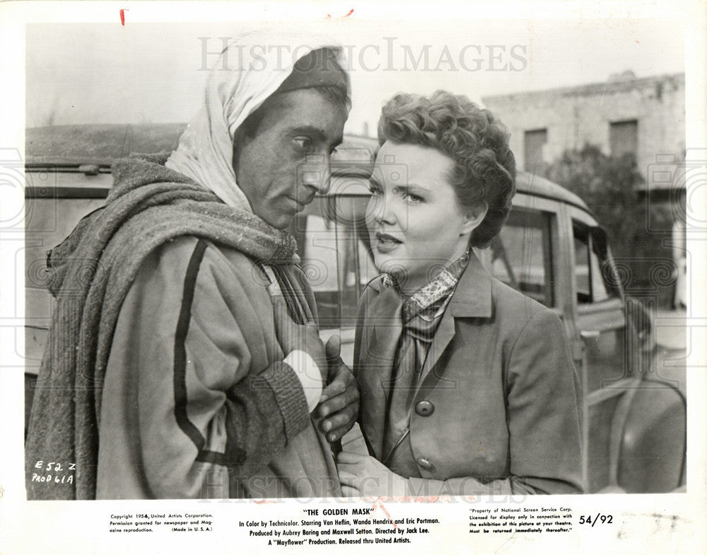 1954 Press Photo Wanda Hendrix American Film TV Actress - Historic Images