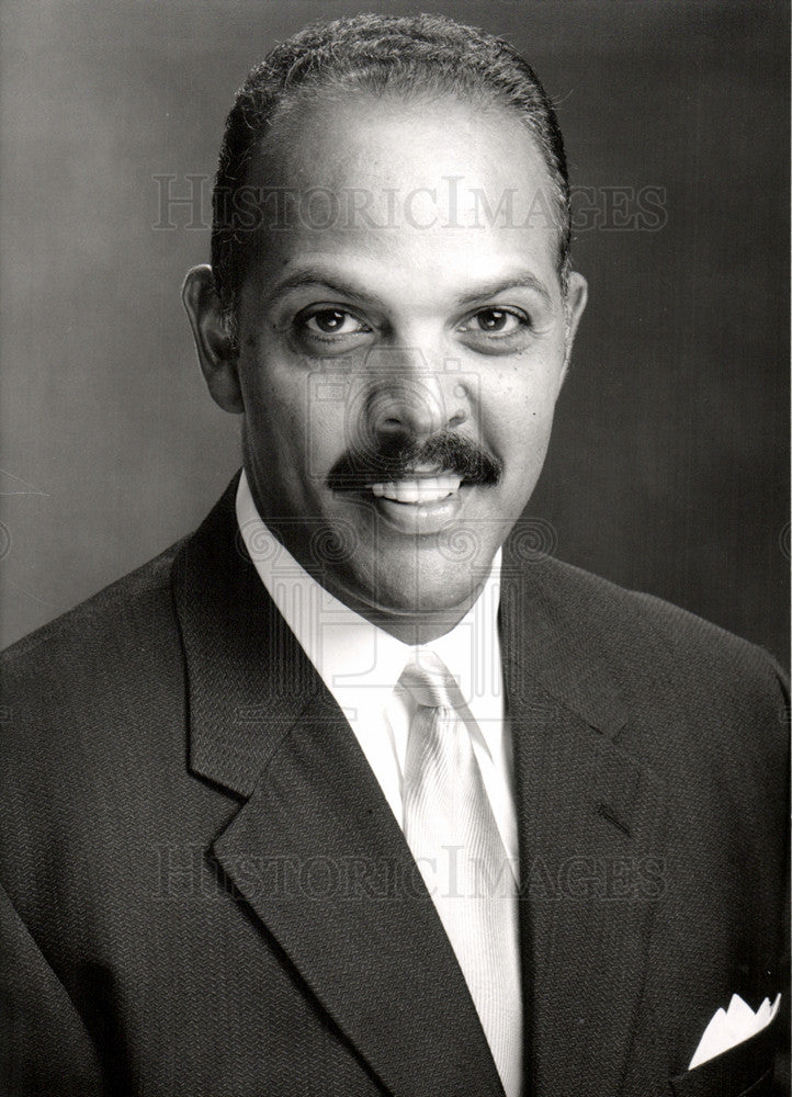 1999 Press Photo Freman Hendrix Detroit Deputy Mayor - Historic Images