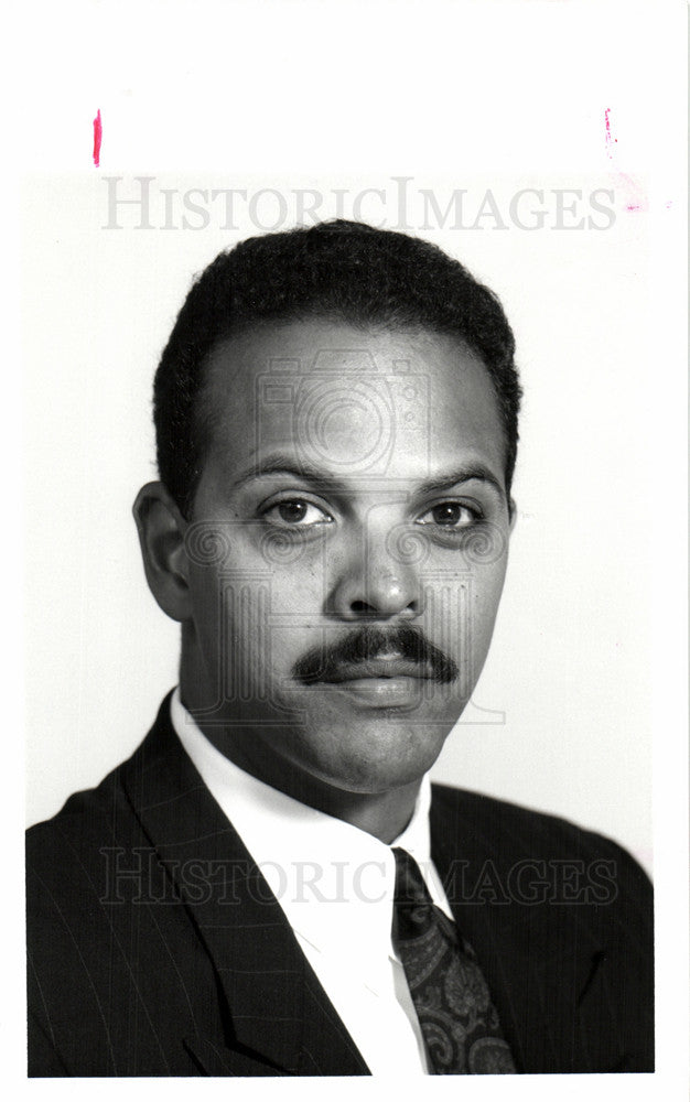 1993 Press Photo Freman Hendrix Detroit Candidate - Historic Images