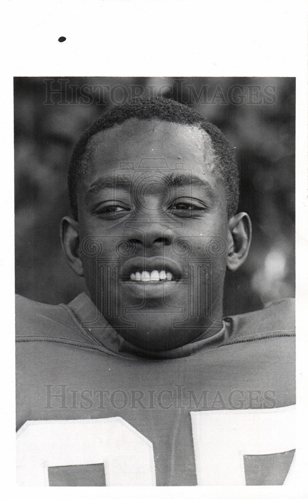 1969 Press Photo John Henderson American Rugby player - Historic Images