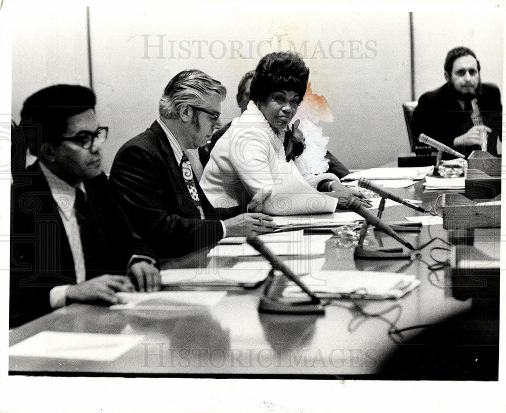 1972 Press Photo Erma Henderson council president - Historic Images