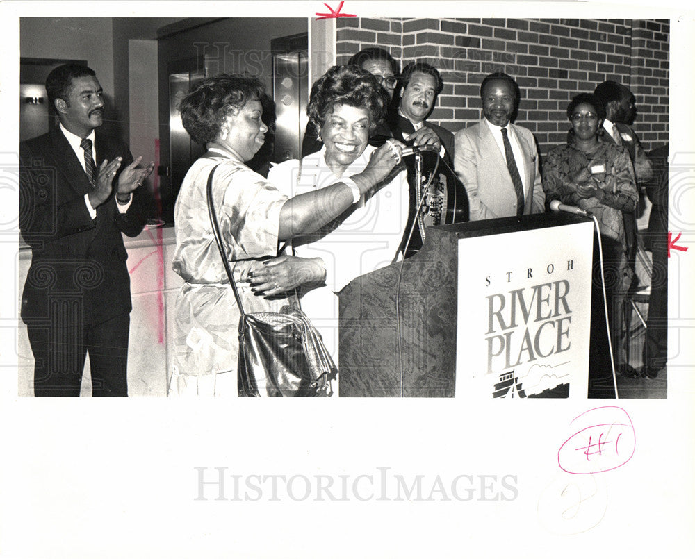 1987 Press Photo Erma Henderson Council President - Historic Images