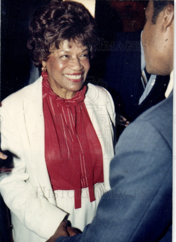 1989 Press Photo Erma Henderson Council President - Historic Images