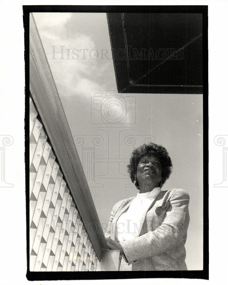 1990 Press Photo Erma Henderson City Council Member - Historic Images