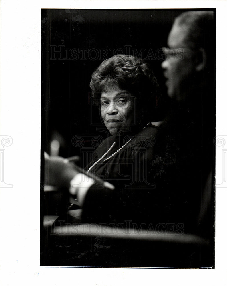 1988 Press Photo Erma Henderson DETROIT city council - Historic Images