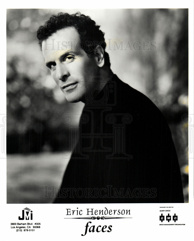 Press Photo Eric Henderson Faces composer writer - Historic Images