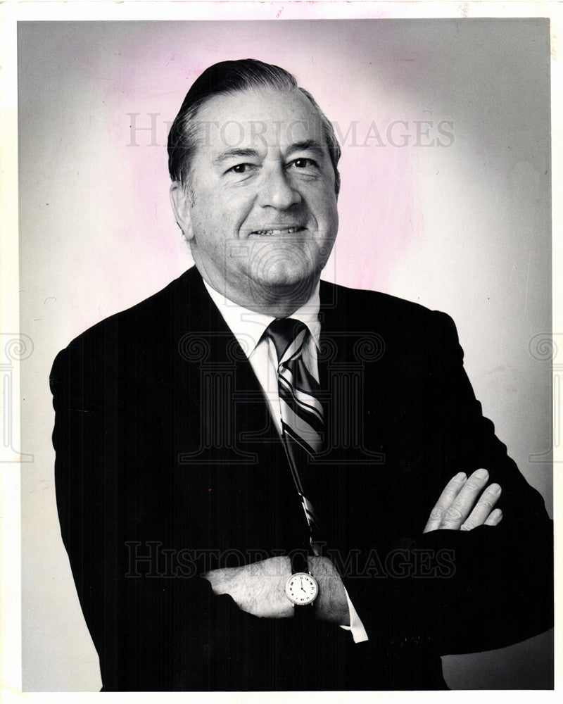 1977 Press Photo Andrew Heiskell CEO Time President - Historic Images