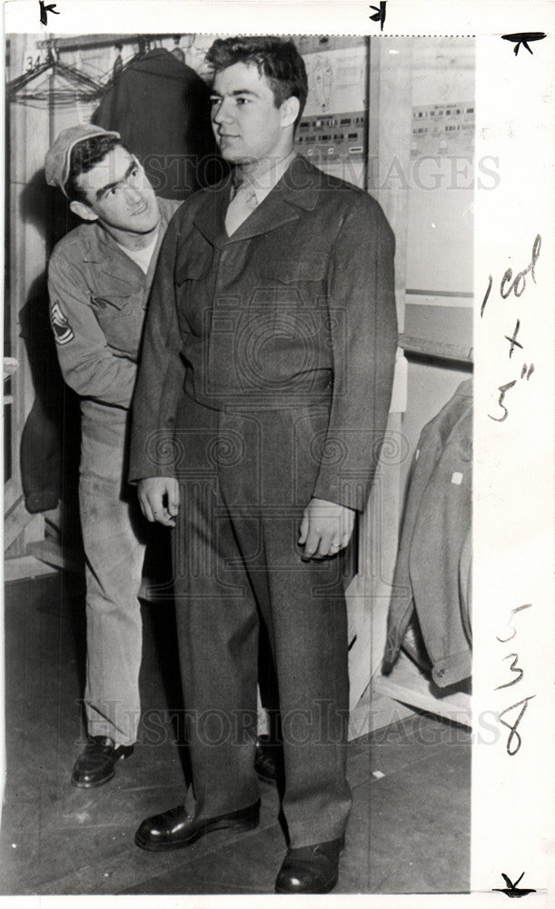 1952 Press Photo Don Heinrich Washington army - Historic Images