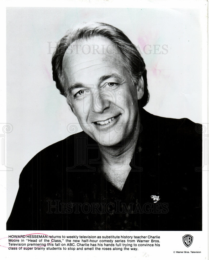 1986 Press Photo Howard Hesseman american tv actor - Historic Images