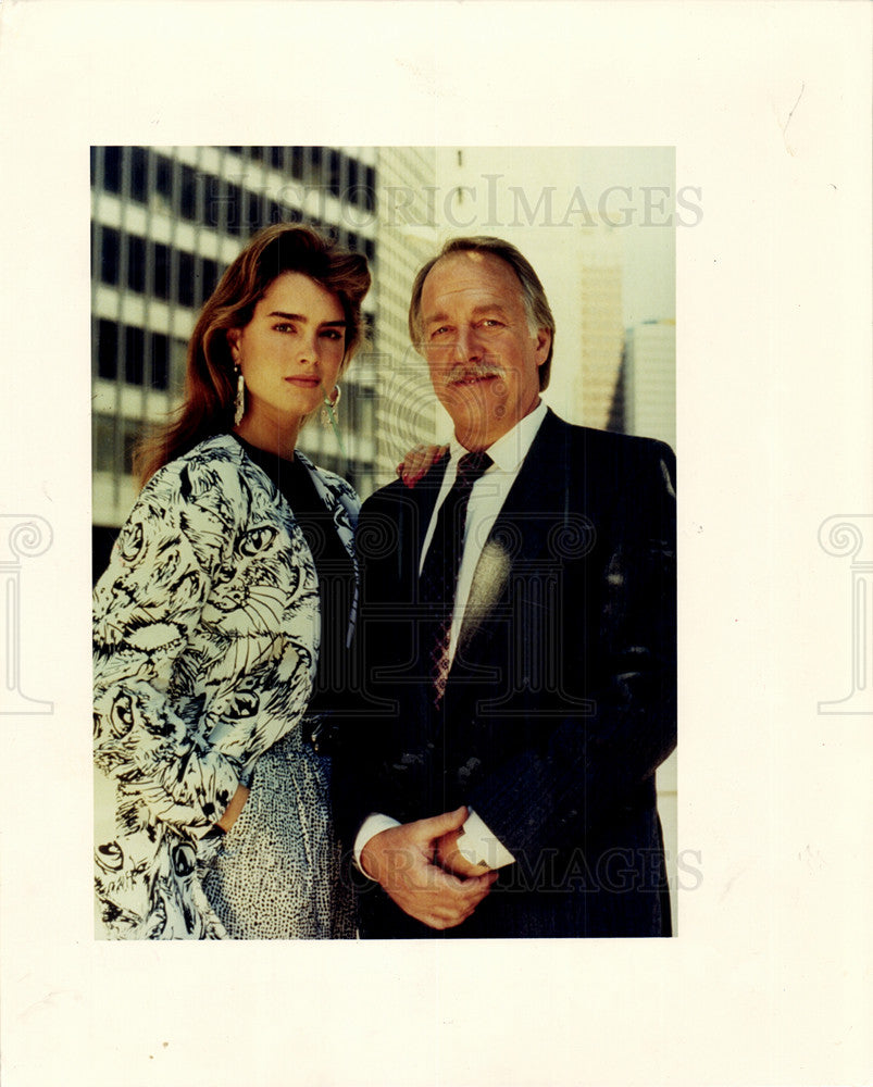 1988 Press Photo Howard Hesseman brooke shields - Historic Images