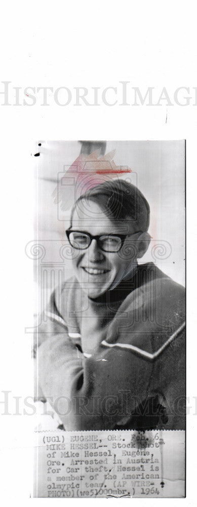 1964 Press Photo OLYMPIC TEAM - Historic Images