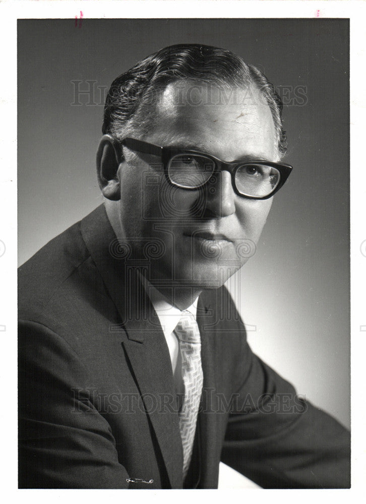 1968, Dr. Richard Hertz Rabbi - Historic Images