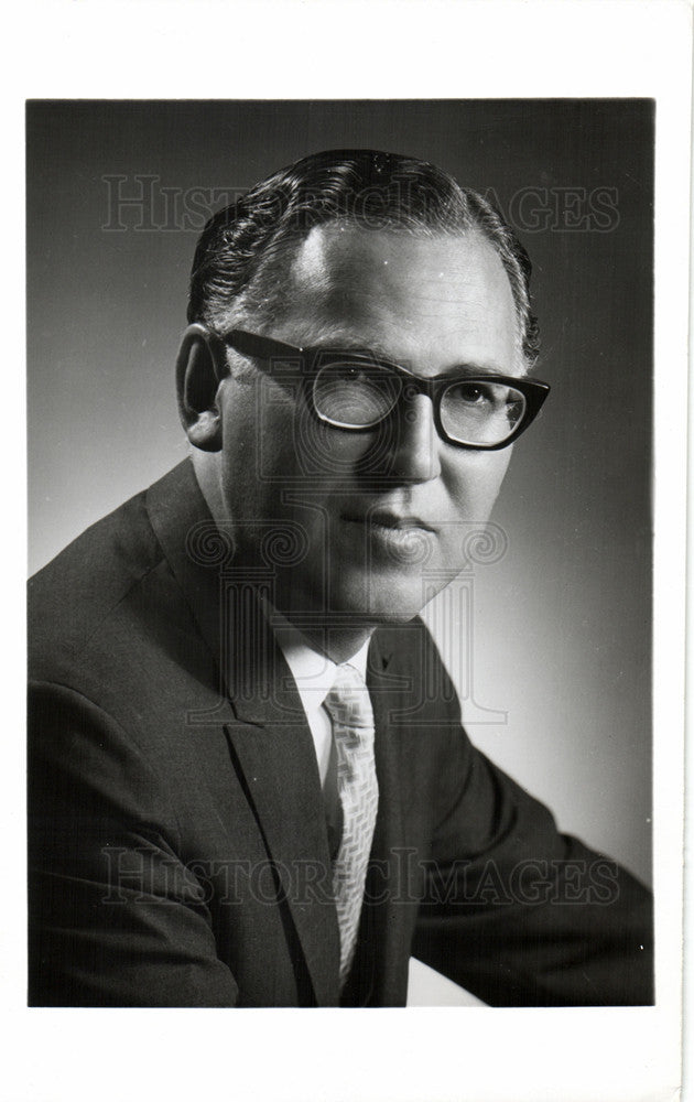 1967 Press Photo Rabbi Richard C Hertz Temple Beth El - Historic Images