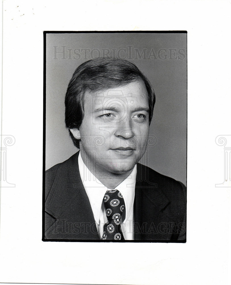 1980 Press Photo Dennis Hertel Politician - Historic Images
