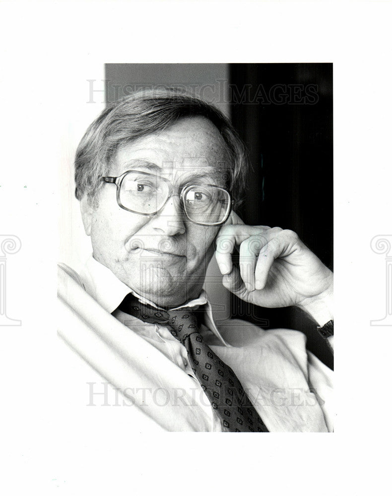 1986 Press Photo Seymour Hersch Pulitzer prize - Historic Images