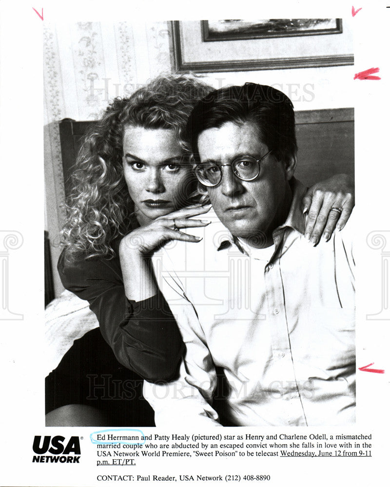 1991 Press Photo Edward Herrmann American film actor - Historic Images