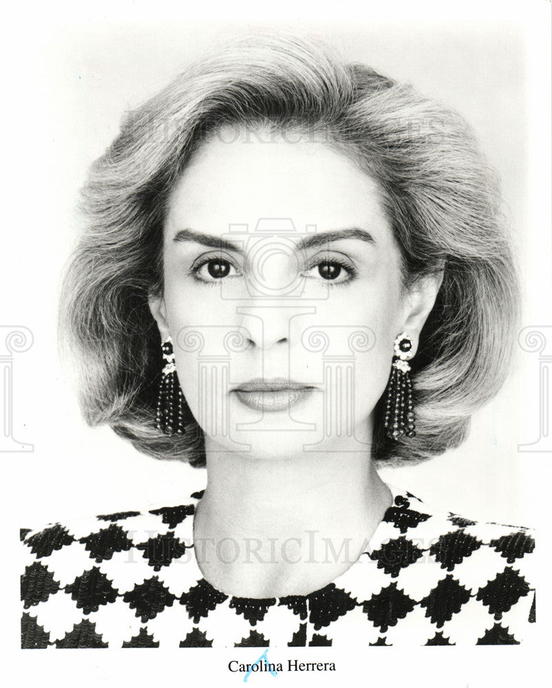 1994 Press Photo Carolina Herrera   fashion designer - Historic Images