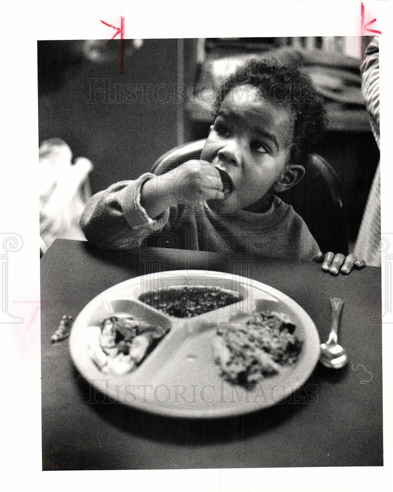 1988 Press Photo Child Nutrition Gourmet Food Business - Historic Images