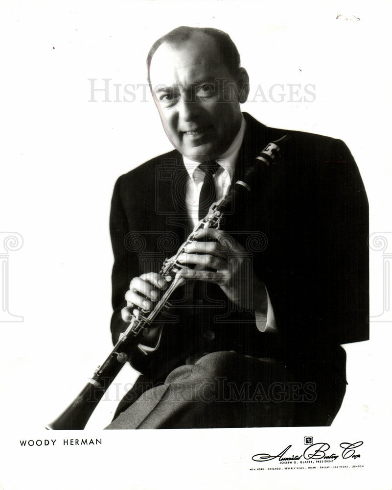 1967 Press Photo Woody Herman Clarinetist Saxophonist - Historic Images