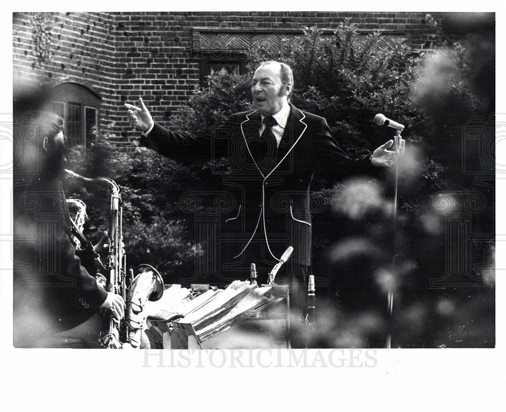 1972 Press Photo Woody Herman jazz band leader - Historic Images