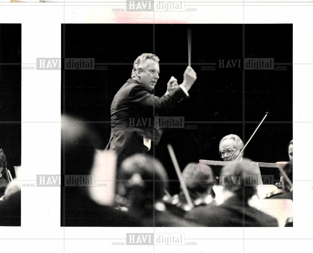 1984 Press Photo G?nther Herbig German Conductor Music - Historic Images