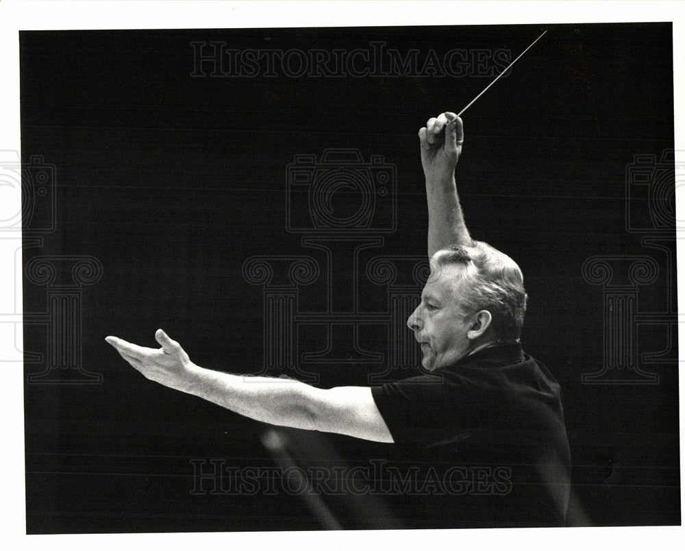 Press Photo G?nther Herbig German Conductor DSO - Historic Images