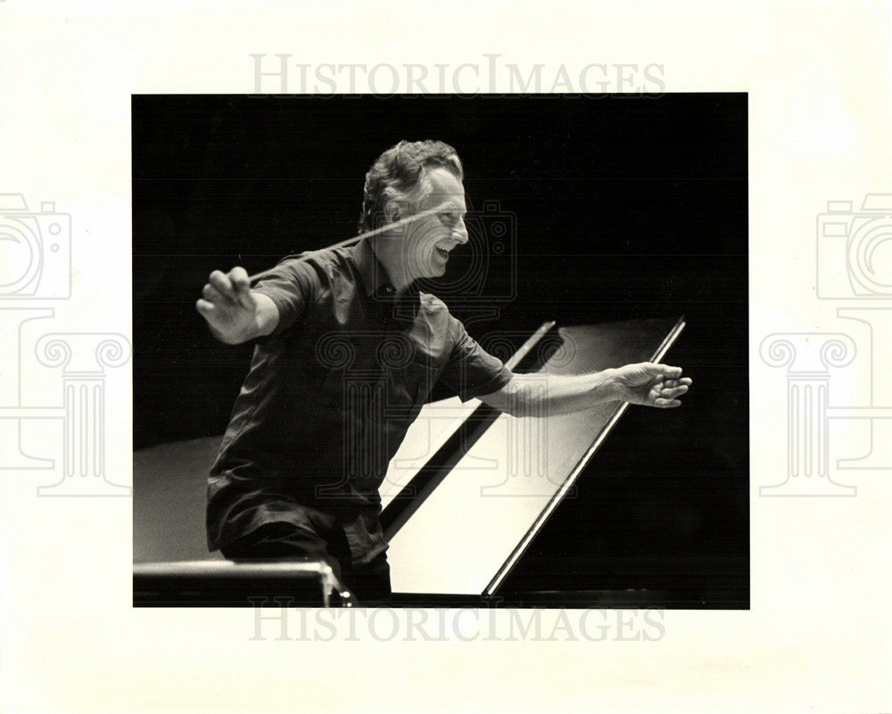 1984 Press Photo Detroit Symphony Orchestra Herbig - Historic Images