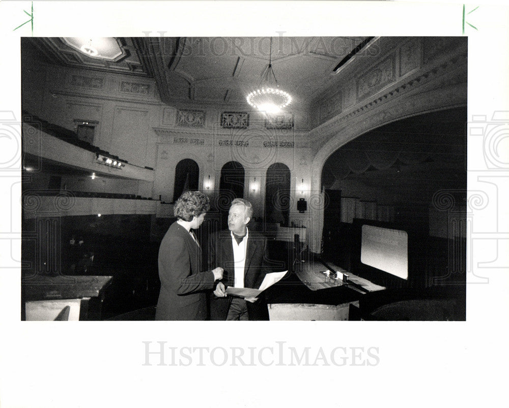 1989 Press Photo Detroit Symphony Orchestra Herbig Hall - Historic Images