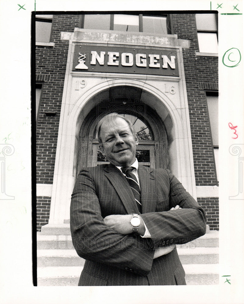 1989 Press Photo Neogen Lansing Office School Building - Historic Images