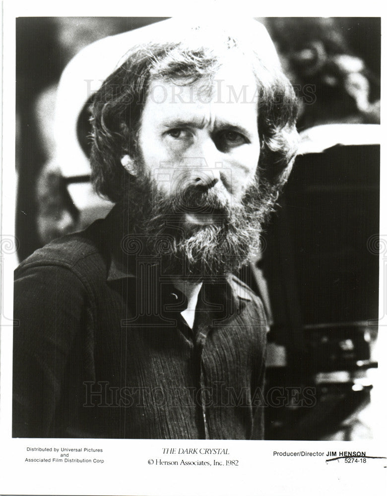1987 Press Photo Jim Henson American puppeteer - Historic Images