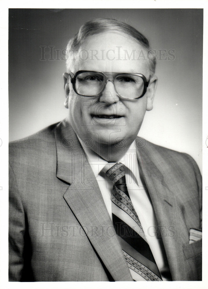 1982 Press Photo Dewitt Henry SEMTA  transit Detroit - Historic Images