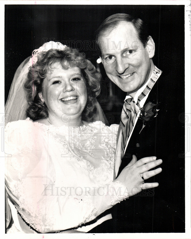 1989 Press Photo Rusty Carla Hills wedding Republican - Historic Images