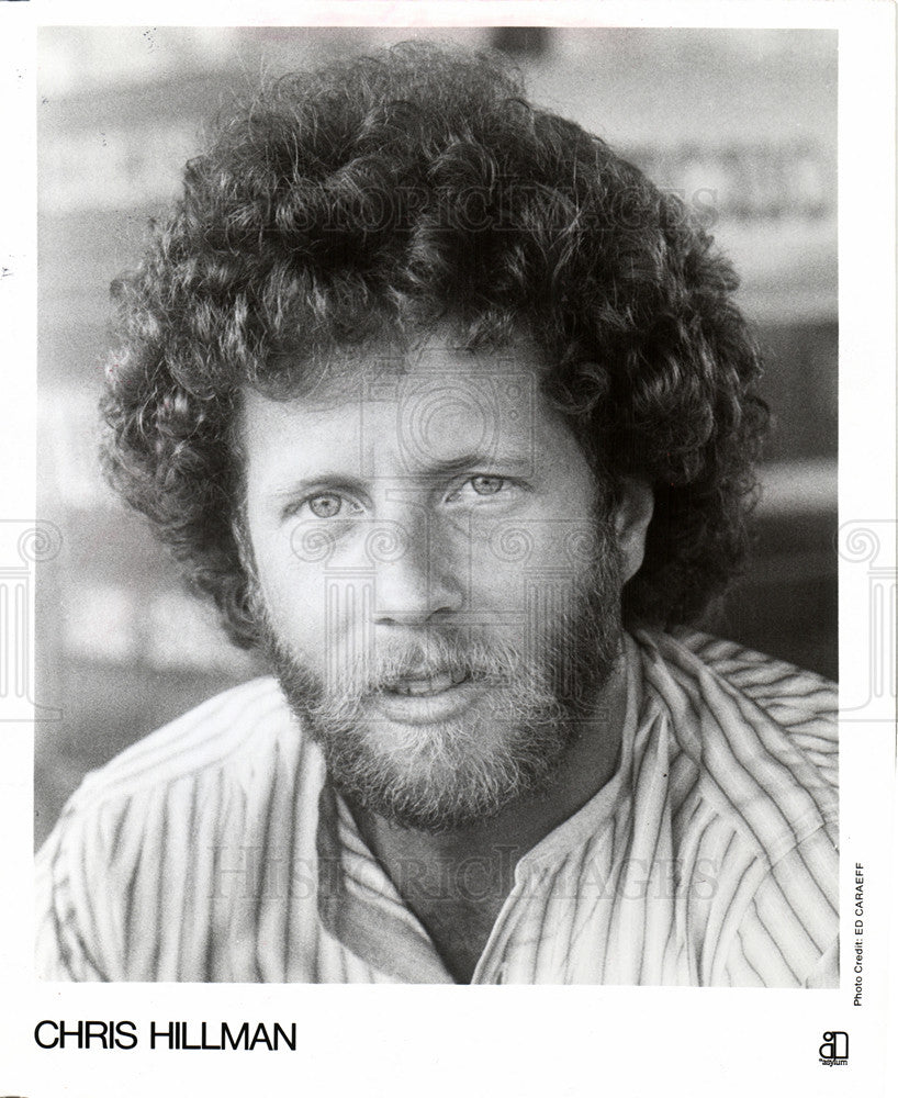 1977 Press Photo Chris Hillman american Musician - Historic Images