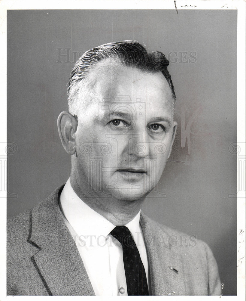 1962 Press Photo Michigan Highway Director Hill - Historic Images