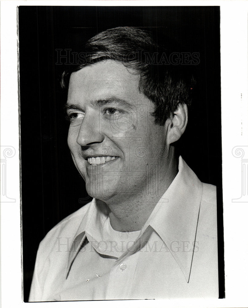 1976 Press Photo Denny Hill Ann Arbor swimmer - Historic Images