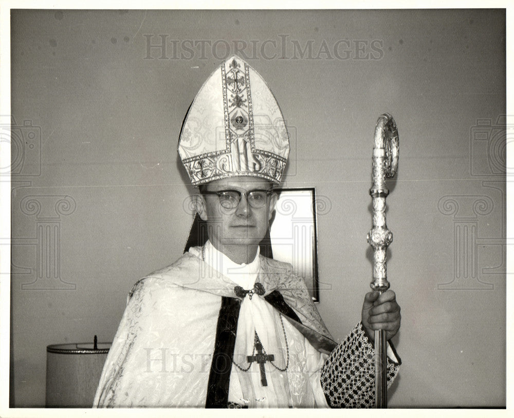 1967 Press Photo James A.Hockey Bishop - Historic Images