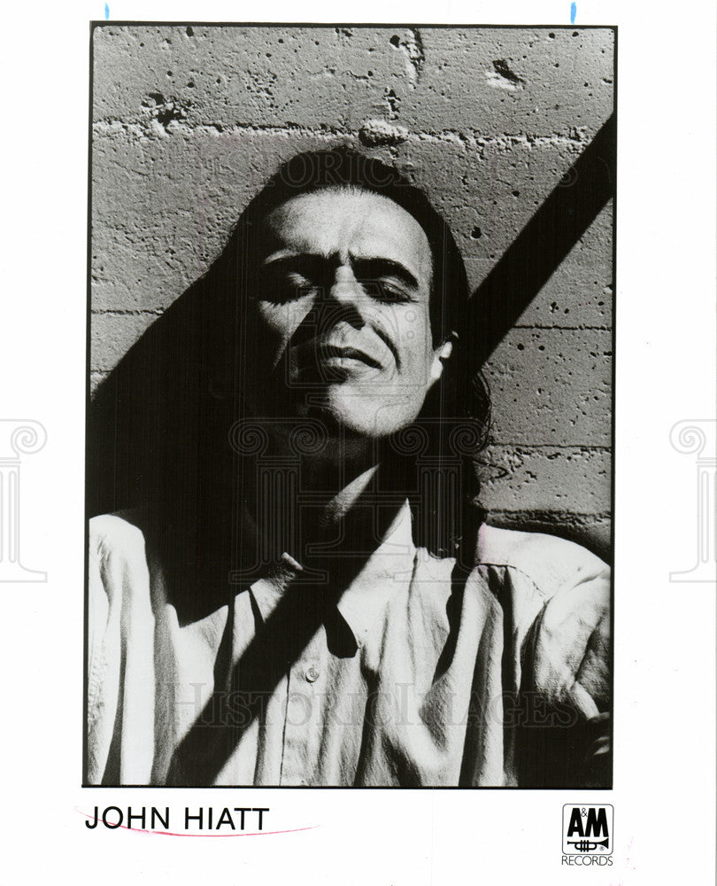 1990 Press Photo john Hiatt American rock guitarist - Historic Images