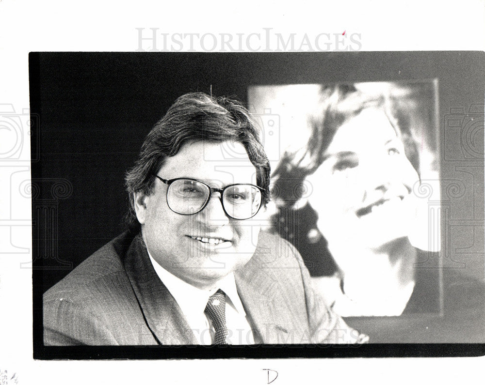 1989 Press Photo C. David Heyman author J.Kennedy - Historic Images