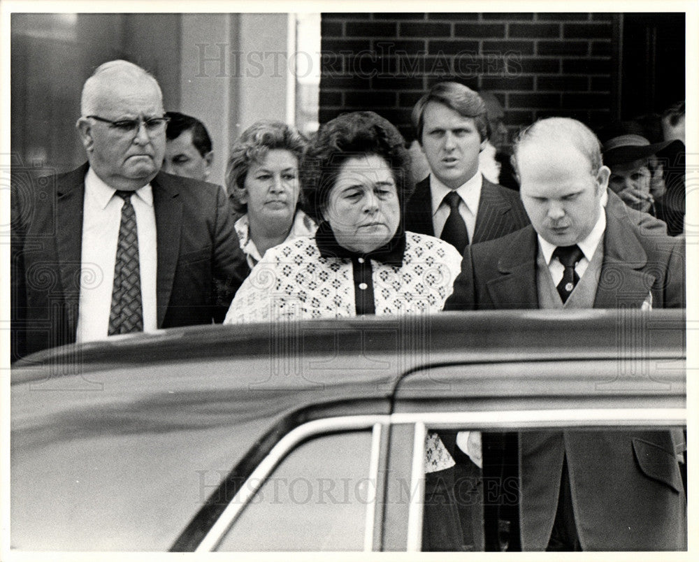 Press Photo Hoffa Lela Harris Teamsters - Historic Images