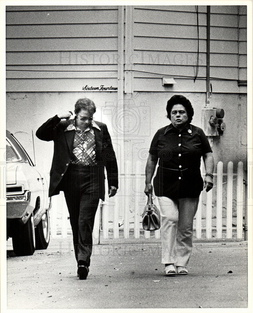 1975 Press Photo James Hoffa Labor Union Leader Author - Historic Images
