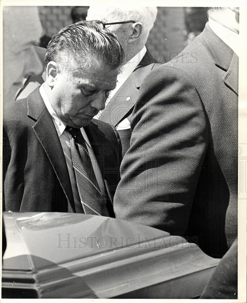 1974 Press Photo James Hoffa Labor Union Leader Author - Historic Images