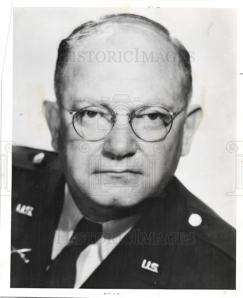 1956 Press Photo Col. Arthur Holmes - Historic Images