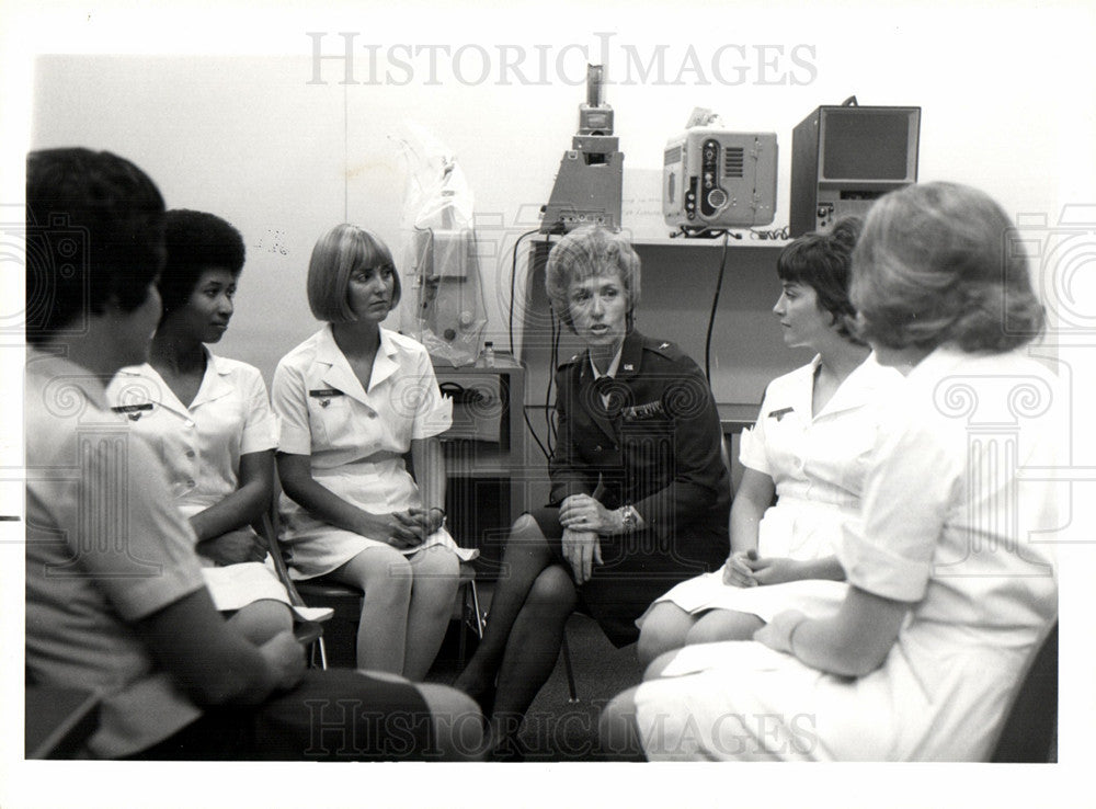 1971 Press Photo  Jeanne M. Holm US Military - Historic Images