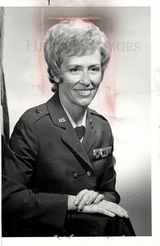 1973 Press Photo Jeanne M.Holm two star general - Historic Images